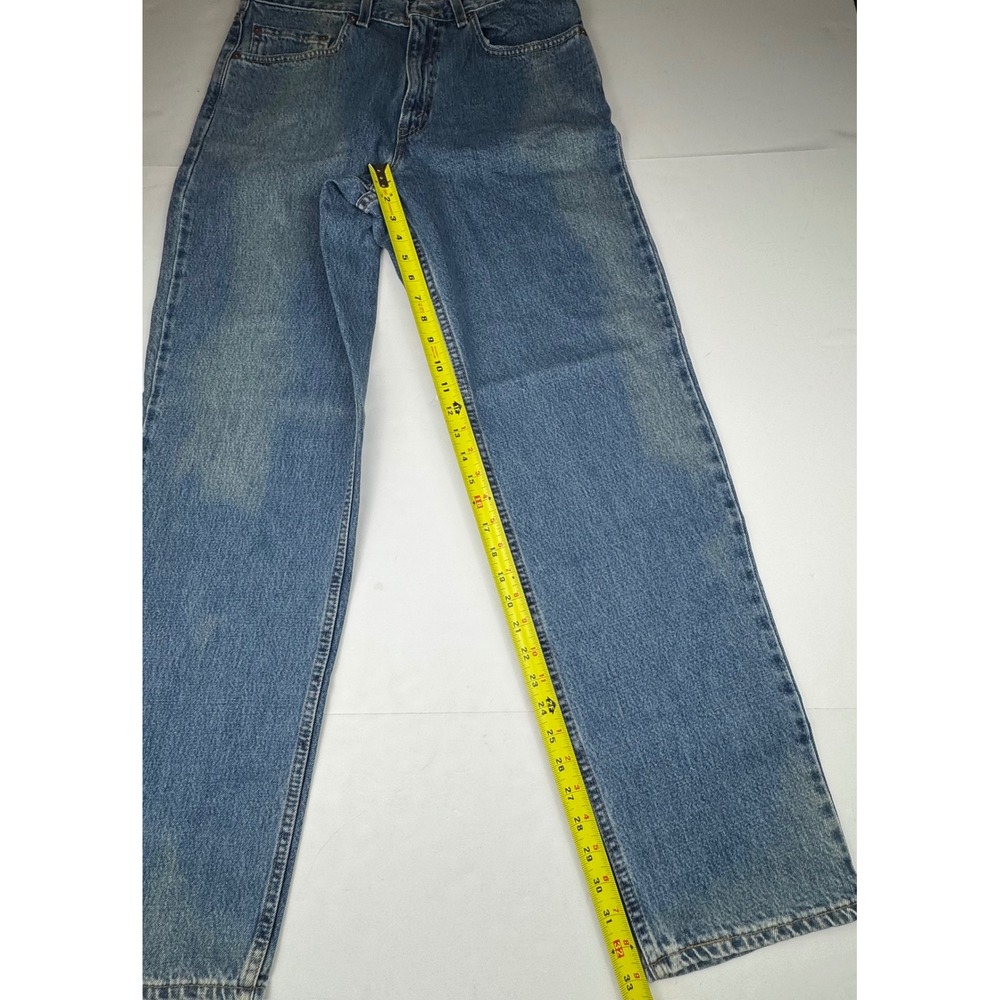 Vintage Levi's 550 Relaxed Fit W33 L32 Cotton Denim 90s Made in USA Blue Jeans - Picture 5 of 12